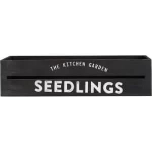 Image of Premier Housewares Garden Pots Black Planters With Wording Outdoor Herb Planters Appealing Planters And Troughs Outdoor Planters 45 x 15 x 11