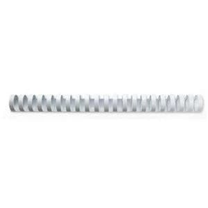 Image of Original GBC CombBind Binding Combs Plastic 21 Ring 145 Sheets A4 16mm White 1 x Pack of 100 Binding Combs