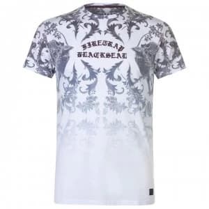 Image of Firetrap Blackseal Embroidered T Shirt - White