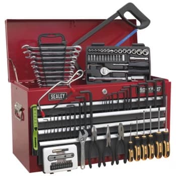 Image of Sealey AP2201BBCOMBO Topchest 6 Drawer - BB Runners - Red/Grey & 9...