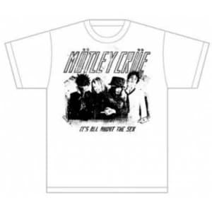 Image of Motley Crue Stencil Mens White TShirt: XXL