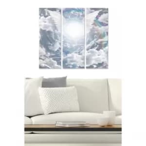 Image of MDF155301497 Multicolor Decorative MDF Painting (3 Pieces)