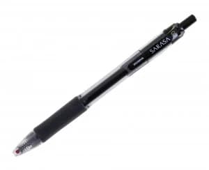 Image of Zebra Sarasa Rollerball Pen Retractable 0.7mm Black