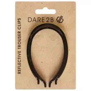 Image of Dare 2b Reflective Trouser Clips - Black