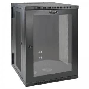Image of Tripp Lite SmartRack 18U Low-Profile Switch-Depth Wall-Mount Rack Encl
