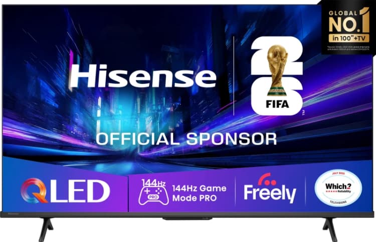 Image of Hisense E78QTUK PRO 50" Smart 4K Ultra HD QLED TV 50E78QTUK PRO Black