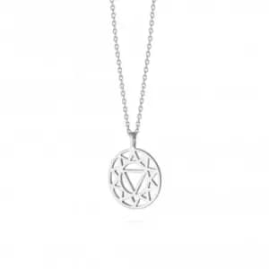 Image of Solar Chakra Silver Necklace NCHK3003