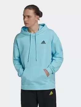 Image of adidas Clubhouse Tennis Hoodie, Blue Size M Men