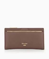 Image of Dune Kaydence' Zip Around Removable Card Slot Purse - natural