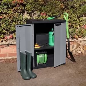 Image of Toomax Garden Storage Cabinet Dark Grey Medium