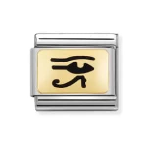 Image of Nomination Classic Gold Egyptian Eye Charm