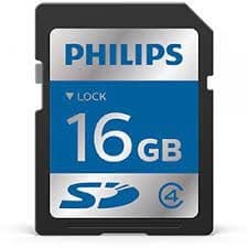 Image of Philips ACC9016 SDHC 16GB Secure Digital Card