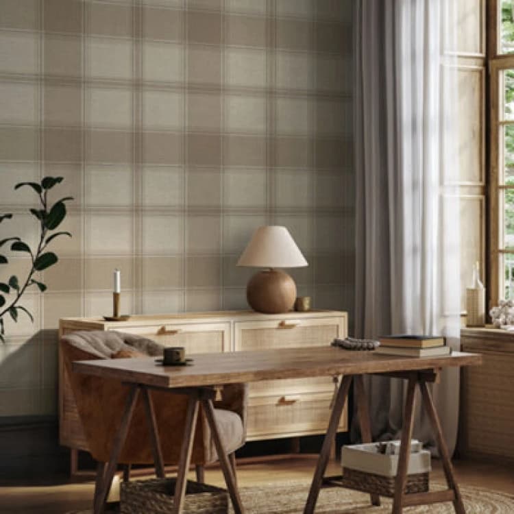 Image of Belgravia Decor Carmella Check Beige