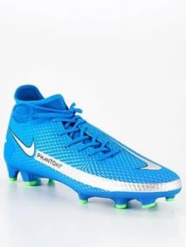 Image of Nike Phantom Gt Academy Dynamic Fit Firm Ground Football Boot - Blue, Size 10, Men