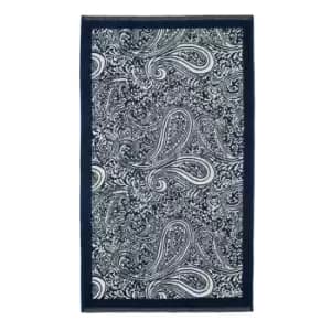Image of Bedeck of Belfast Aruni BCI Cotton Bath Mat - Blue