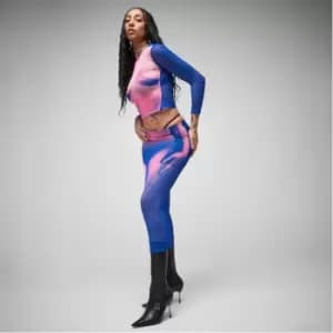 Image of Missguided Co Ord Body Print Midaxi Skirt - Multi