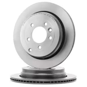 Image of PAIR PAINTED BREMBO BRAKE DISCS 09.8874.31