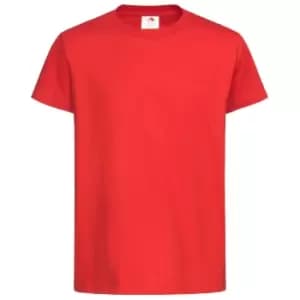 Image of Stedman Childrens/Kids Classic Organic T-Shirt (L) (Scarlet Red)