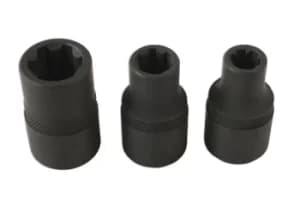 Image of Laser Tools 6575 Ribe Profile Socket Set 3 pc