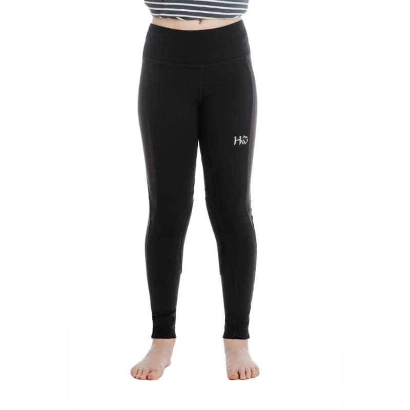 Image of Horseware Kids Riding Tights - Black 5 - 6 Years