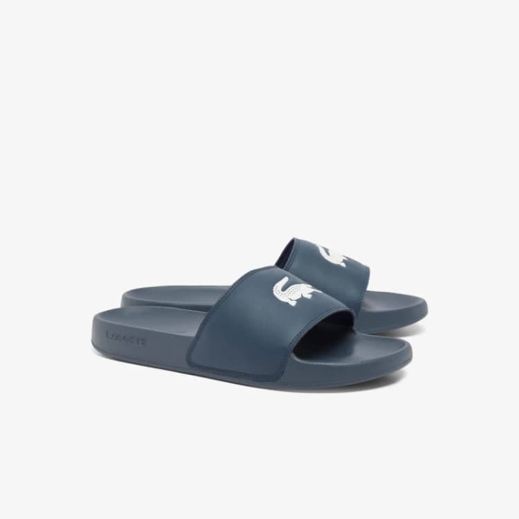 Image of Lacoste Lacoste Serve Slide - Blue Blue 6