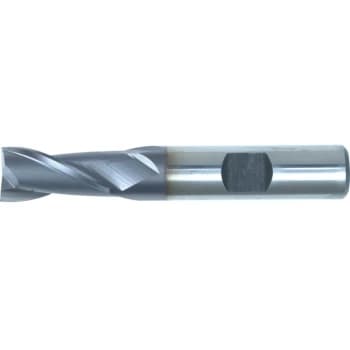 Image of 16.00MM HSS-Co 8% 2 Flute Weldon Shank Slot Drills - TiCN Coated - Swisstech