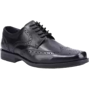 Image of Hush Puppies Mens Brace Brogue Lace Up Leather Shoes UK Size 10 (EU 44)
