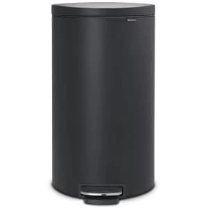 Image of Brabantia FlatBack+ Space Saving Pedal Bin 30 Litre Mineral Infinite Grey