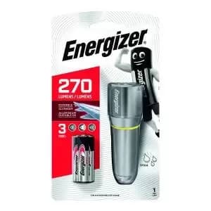 Image of Energizer Value Small Metal Torch 8 Hours Run Time 3xAAA Silver 633657