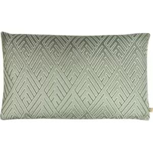 Image of Kai Demeter Geometric Cushion Cover (One Size) (Mint) - Mint
