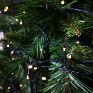 Image of 600 LED 60m Premier Christmas Indoor Outdoor Multi Function Battery Operated String Lights with Timer in Warm White
