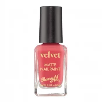 Image of Barry M Velvet Nail Paint - Burning Sand Coral