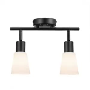 Image of Nordlux Cole Twin Spotlight Black, E14