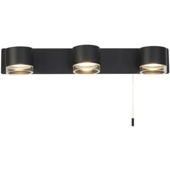 Image of Searchlight Lighting - Searchlight Tumbler 3 Light Bathroom Wall Light, Pull Switch IP44 3000K
