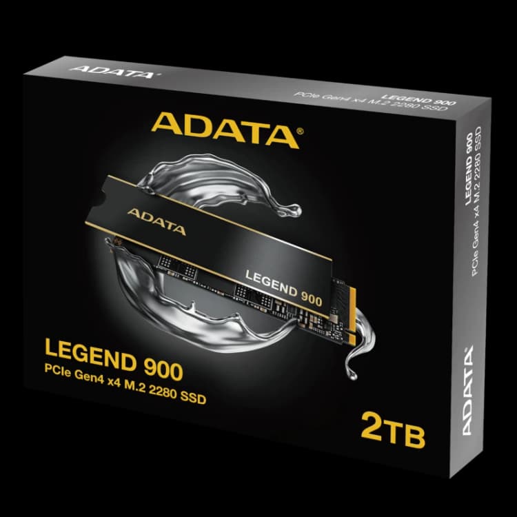 Image of ADATA LEGEND 900 2TB M.2 Gen 4 NVMe SSD - Read 7000MB/s Write 5400MB/s - SLEG-900-2TCS