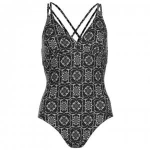 Image of Zoggs Sacred Craft Crossback Swimsuit Ladies - Black