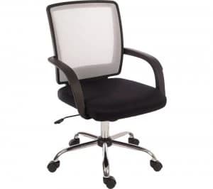 Image of Teknik Star 6910WH Mesh Reclining Executive Chair - White