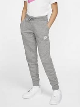 Image of Nike Kids NSW PE Pants - Grey/White, Size L, 12-13 Years, Women