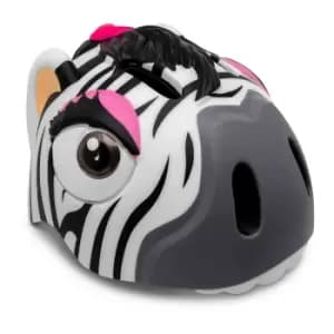 Image of Crazy Safety Zebra Bicycle Kids Helmet - Black/White