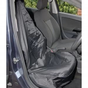 Image of Draper Polyester Single Front Seat Cover Side Airbag Compatible