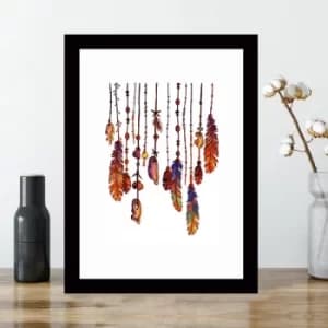 Image of SC512197870 Multicolor Decorative Framed MDF Painting