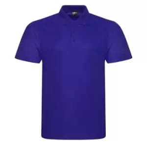 Image of PRO RTX Mens Pro Pique Polo Shirt (6XL) (Purple)