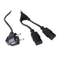 Image of European Y Mains To 2xc13 Power Cable