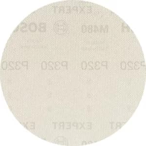 Image of Bosch Expert M480 125mm Net Abrasive Sanding Disc 125mm 320g Pack of 5
