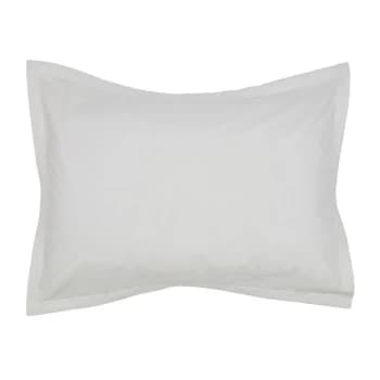 Image of Murmur Calm Oxford Pillowcase - CLOUD GREY