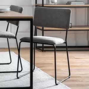 Image of Gallery Interiors Set of 2 Turchi Dining Chair Chocolate