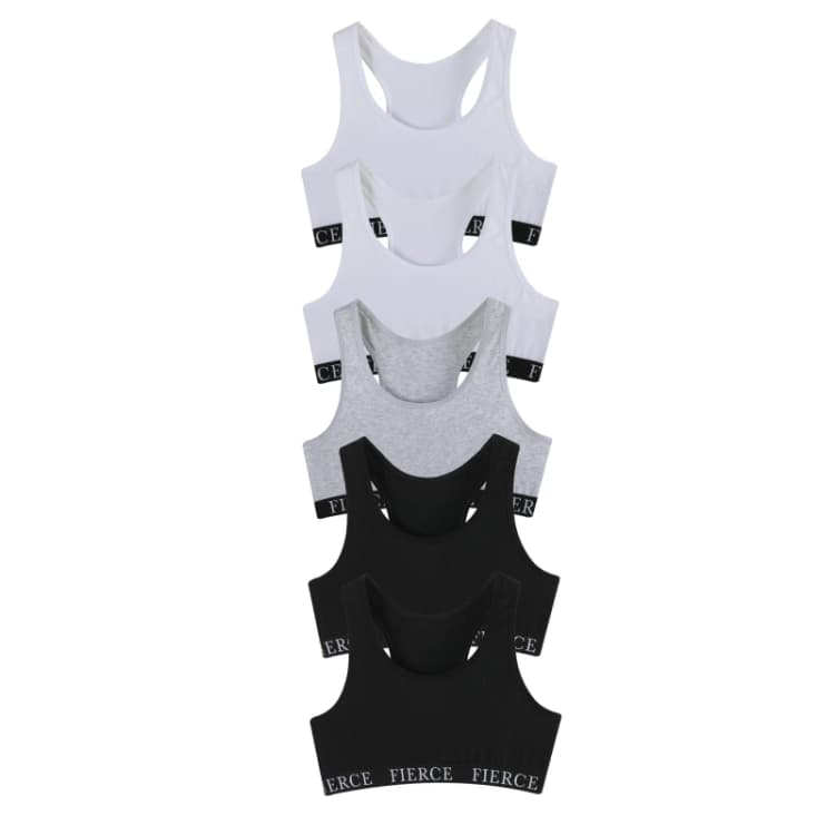 Image of Miso 5-Pack Crop Tops Juniors - White White 6-7Yrs