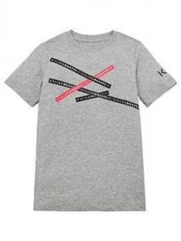 Image of Nike Junior Km Player Edition Tee - Grey