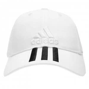 Image of adidas Baseball 3-Stripes CT Cap - White/Black