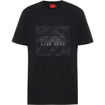 Image of Hugo Boss Dolive Large Logo T-Shirt Black Size M Men